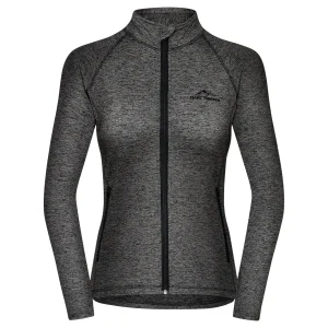 Online Fjord Nansen Bluza HASVIK GOLF WOMEN graphite melange/black