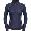 Best Sale Fjord Nansen Bluza HASVIK GOLF WOMEN navy melange