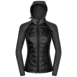 Shop Fjord Nansen Bluza HASVIK WIND WOMEN black/graphite melange