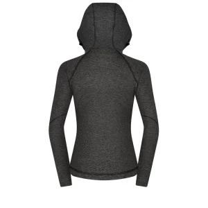 Shop Fjord Nansen Bluza HASVIK WIND WOMEN black/graphite melange