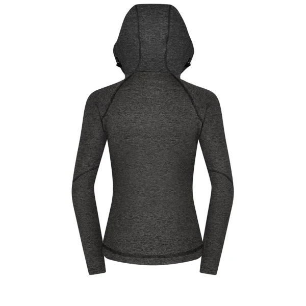 Shop Fjord Nansen Bluza HASVIK WIND WOMEN black/graphite melange