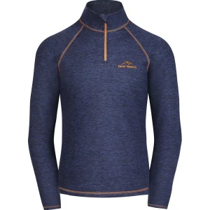 Sale Fjord Nansen Bluza termoaktywna HALSA GOLF MEN melange orange