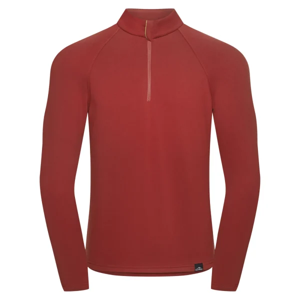 Store Fjord Nansen Bluza VIK 1/4 ZIP MEN oaky red