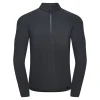 Sale Fjord Nansen Bluza VIK 1/4 ZIP MEN rocky grey