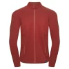 Discount Fjord Nansen Bluza VIK FULL ZIP MEN oaky red