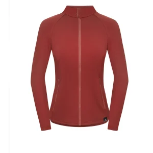 Store Fjord Nansen Bluza VIK FULL ZIP WOMEN oaky red