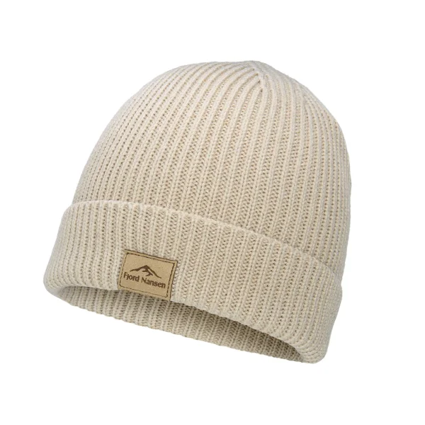 Store Fjord Nansen Czapka HYGGE BEANIE beige