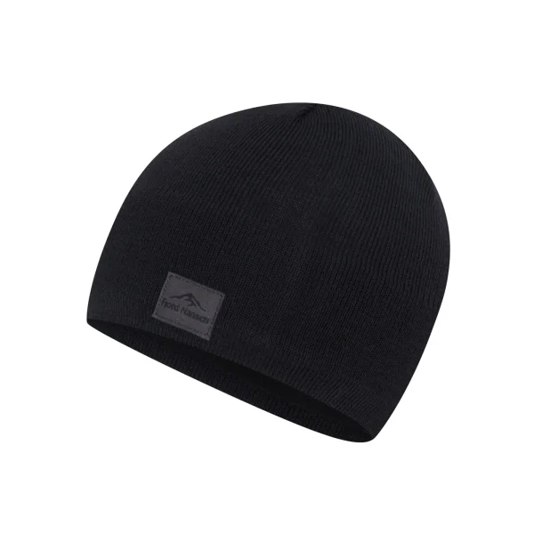 Online Fjord Nansen Czapka MERINOULL BEANIE black