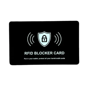 Hot Fjord Nansen Karta zabezpieczająca RFID black