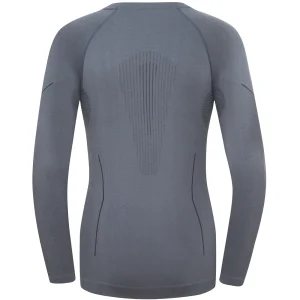 Fashion Fjord Nansen Koszulka RIFFE LONGSLEEVE WOMEN essential grey