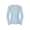 Store Fjord Nansen Koszulka RIX LONGSLEEVE WOMEN wave blue