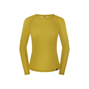 Cheap Fjord Nansen Koszulka RIX LONGSLEEVE WOMEN amber yellow