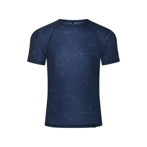 New Fjord Nansen Koszulka RIX PRINT T-SHIRT MEN night sky