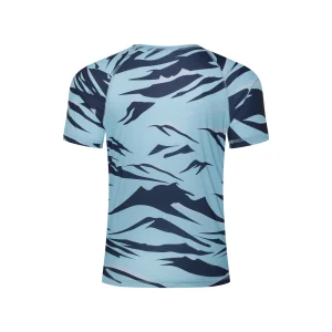 Sale Fjord Nansen Koszulka RIX PRINT T-SHIRT MEN mountin & wave blue