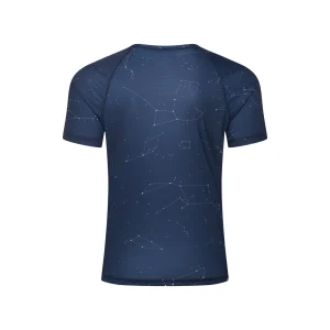 New Fjord Nansen Koszulka RIX PRINT T-SHIRT MEN night sky