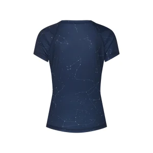 Store Fjord Nansen Koszulka RIX PRINT T-SHIRT WOMEN night sky