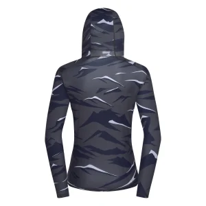 Cheap Fjord Nansen Koszulka RIX PRINT UNISEX HOODED Mountain&Wave Olive