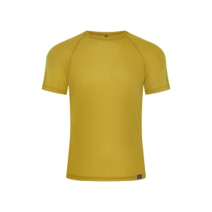 Outlet Fjord Nansen Koszulka RIX T-SHIRT MEN amber yellow