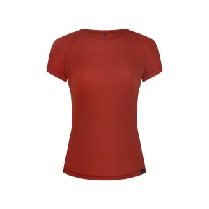 Shop Fjord Nansen Koszulka RIX T-SHIRT WOMEN oaky red