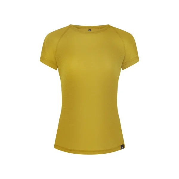 Shop Fjord Nansen Koszulka RIX T-SHIRT WOMEN amber yellow