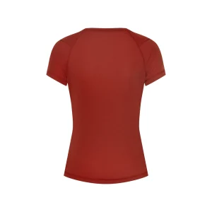 Shop Fjord Nansen Koszulka RIX T-SHIRT WOMEN oaky red