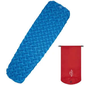 Hot Fjord Nansen Materac z pompką TREKKER NG + PUMP SACK blue / red