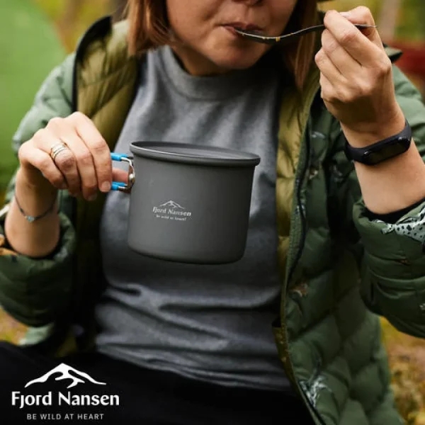 Cheap Fjord Nansen Menażka TOLLA ALU 900 ml grey