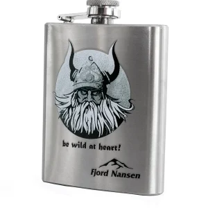 Best Sale Fjord Nansen Piersiówka VILL VIKING HIP FLASK 0.2 l silver