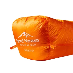 Best Sale Fjord Nansen Śpiwór puchowy SVALBARD 680 DUCK HYDRO XL RIGHT -11°C/1070g orange