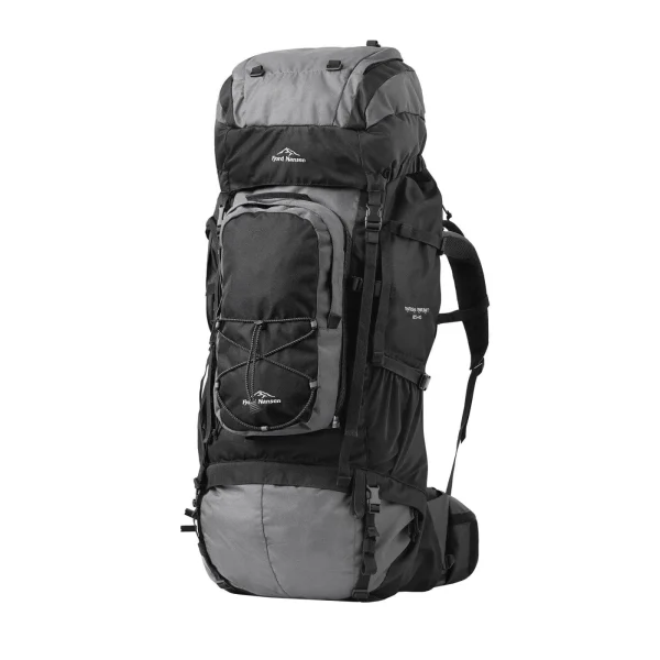 Store Fjord Nansen Plecak NANGA PARBAT 85+10 SOLID black/graphite