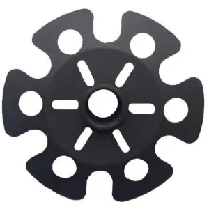 Sale Fjord Nansen Talerzyki śniegowe SNOWFLAKE 88 mm black